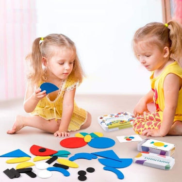 ShapeGenius | Aprender jugando con formas - Rompecabezas geométrico de madera para niños